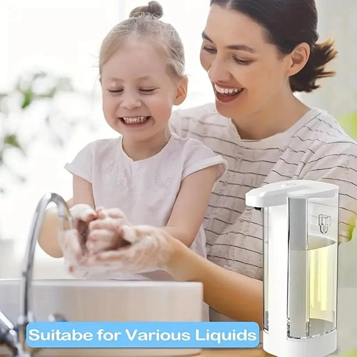 500 ml Touchless Automatic Soap Dispenser – USB Rechargeable, IPX5 Waterproof