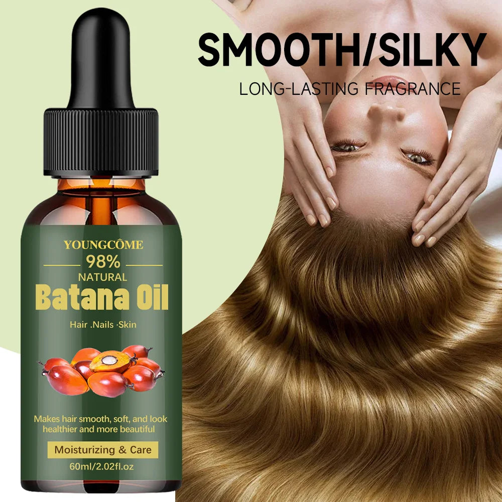 Batana Hair Oil Treatment – Shine & Smoothing Care for Dry, Damaged Hair