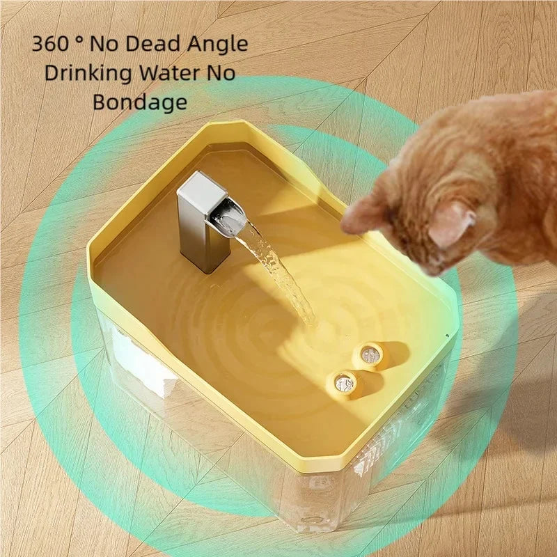 USB Pet Water Fountain with Filter – Quiet Recirculating Dispenser for Cats & Dogs