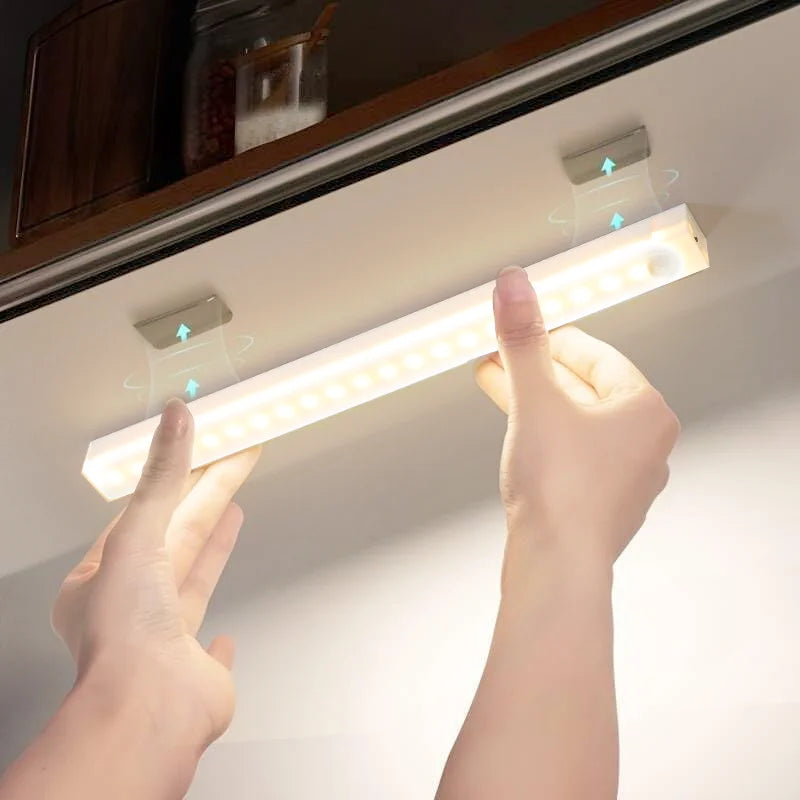 Rechargeable Motion Sensor LED Closet Lights – Wireless USB Cabinet Lights, Multi-Pack