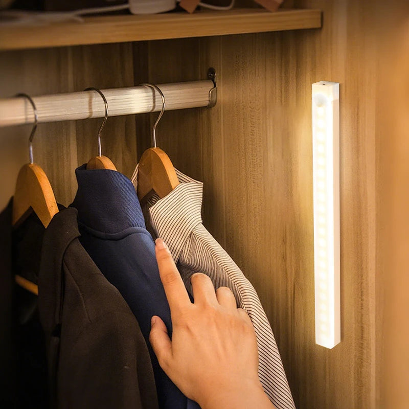 Rechargeable Motion Sensor LED Closet Lights – Wireless USB Cabinet Lights, Multi-Pack