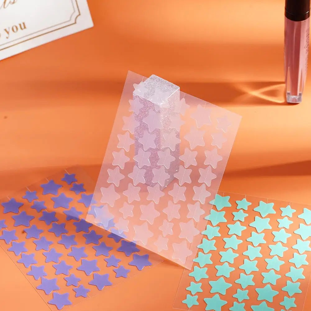 Hydrocolloid Pimple Patches – 40 Count, Star-Shaped & Invisible Acne Covers