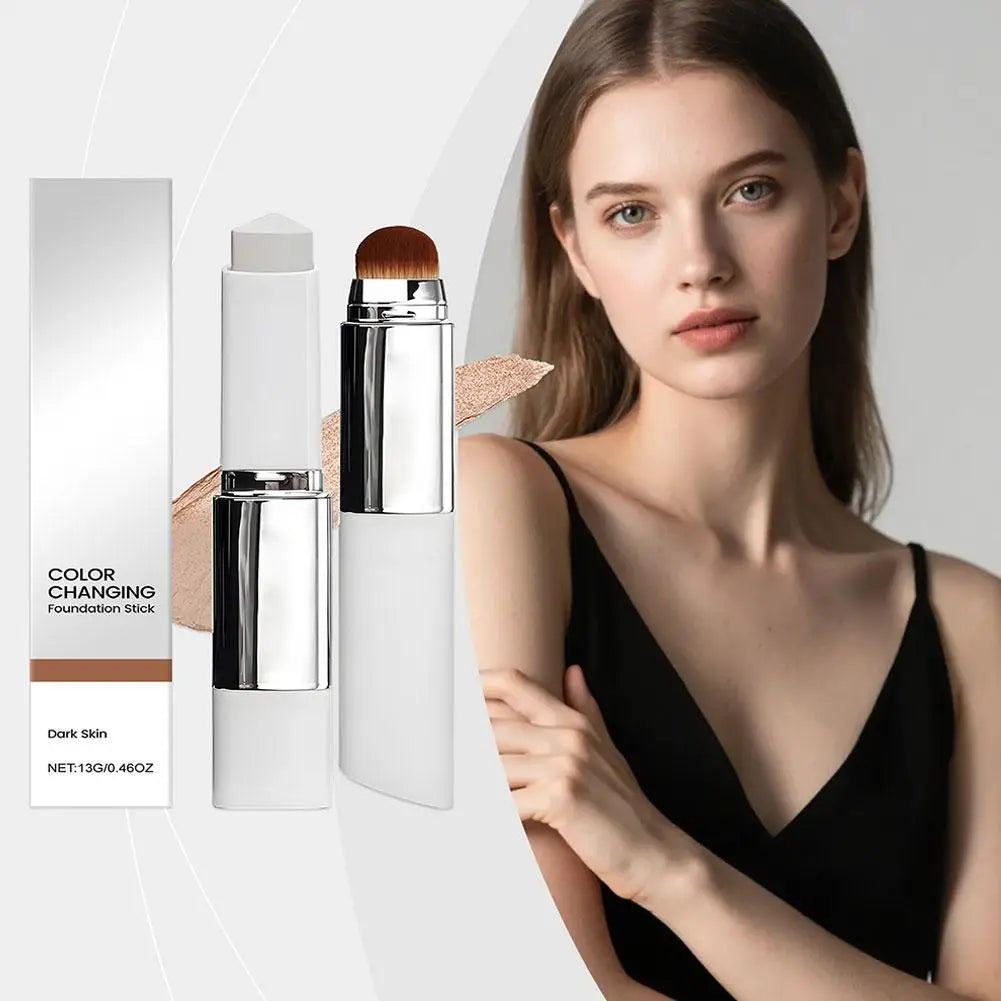 2-in-1 Color Changing Foundation Stick - Intelligent Adaptive Makeup