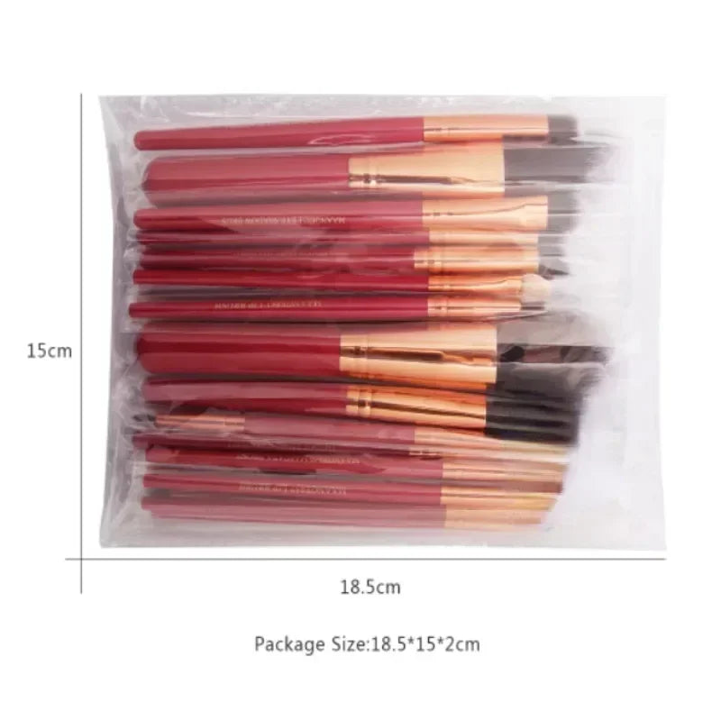 Professional Makeup Brush Set – 13 & 22 Piece Synthetic Brushes