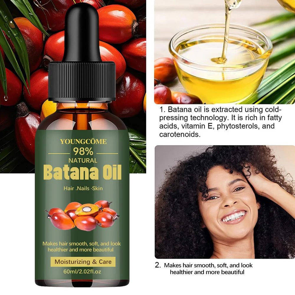 Batana Hair Oil Treatment – Shine & Smoothing Care for Dry, Damaged Hair