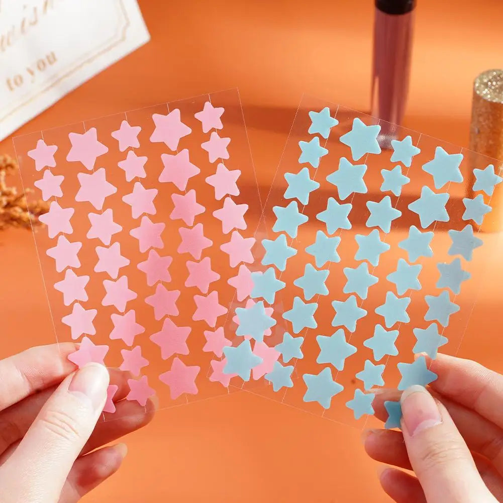 Hydrocolloid Pimple Patches – 40 Count, Star-Shaped & Invisible Acne Covers