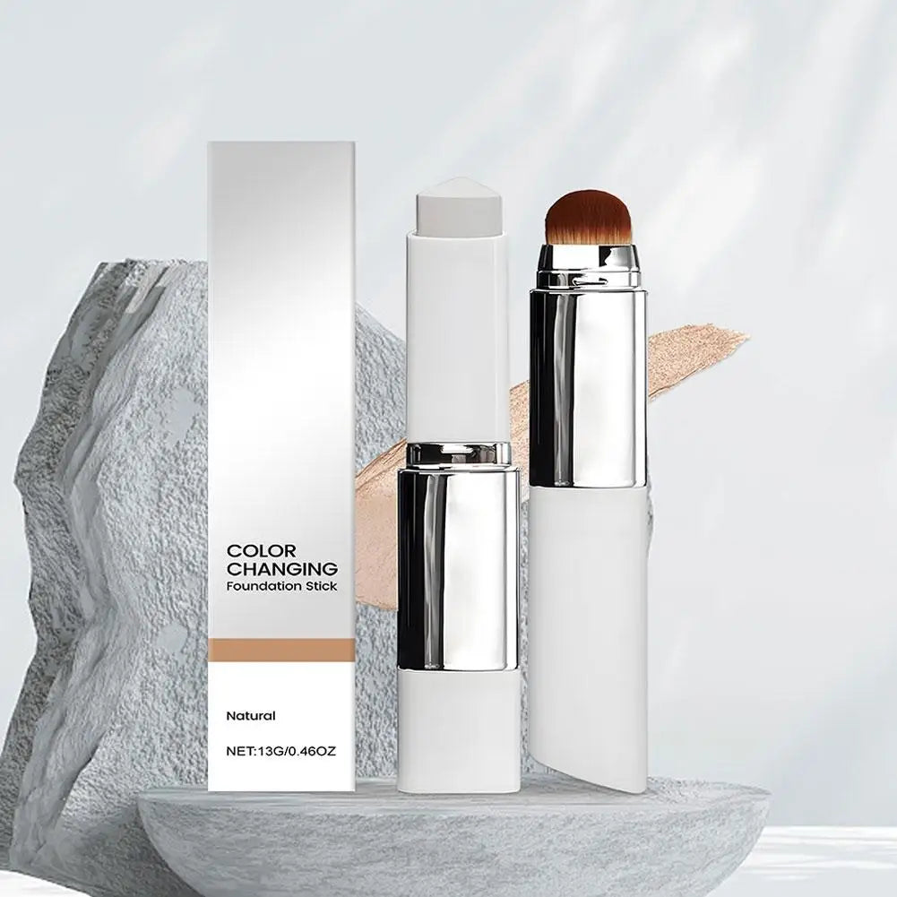 2-in-1 Color Changing Foundation Stick - Intelligent Adaptive Makeup