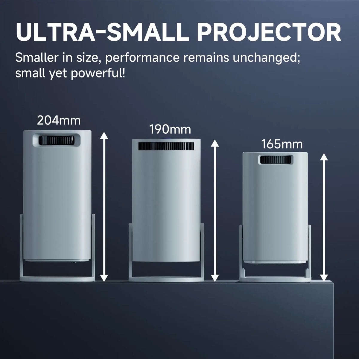 Smart Mini Projector – Android 14, WiFi 6 & Bluetooth 5.0, Portable Home Theater