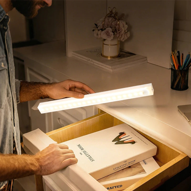 Rechargeable Motion Sensor LED Closet Lights – Wireless USB Cabinet Lights, Multi-Pack