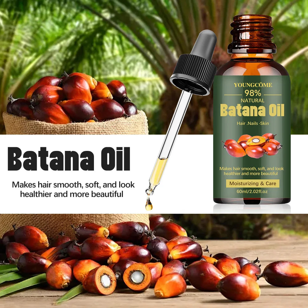 Batana Hair Oil Treatment – Shine & Smoothing Care for Dry, Damaged Hair