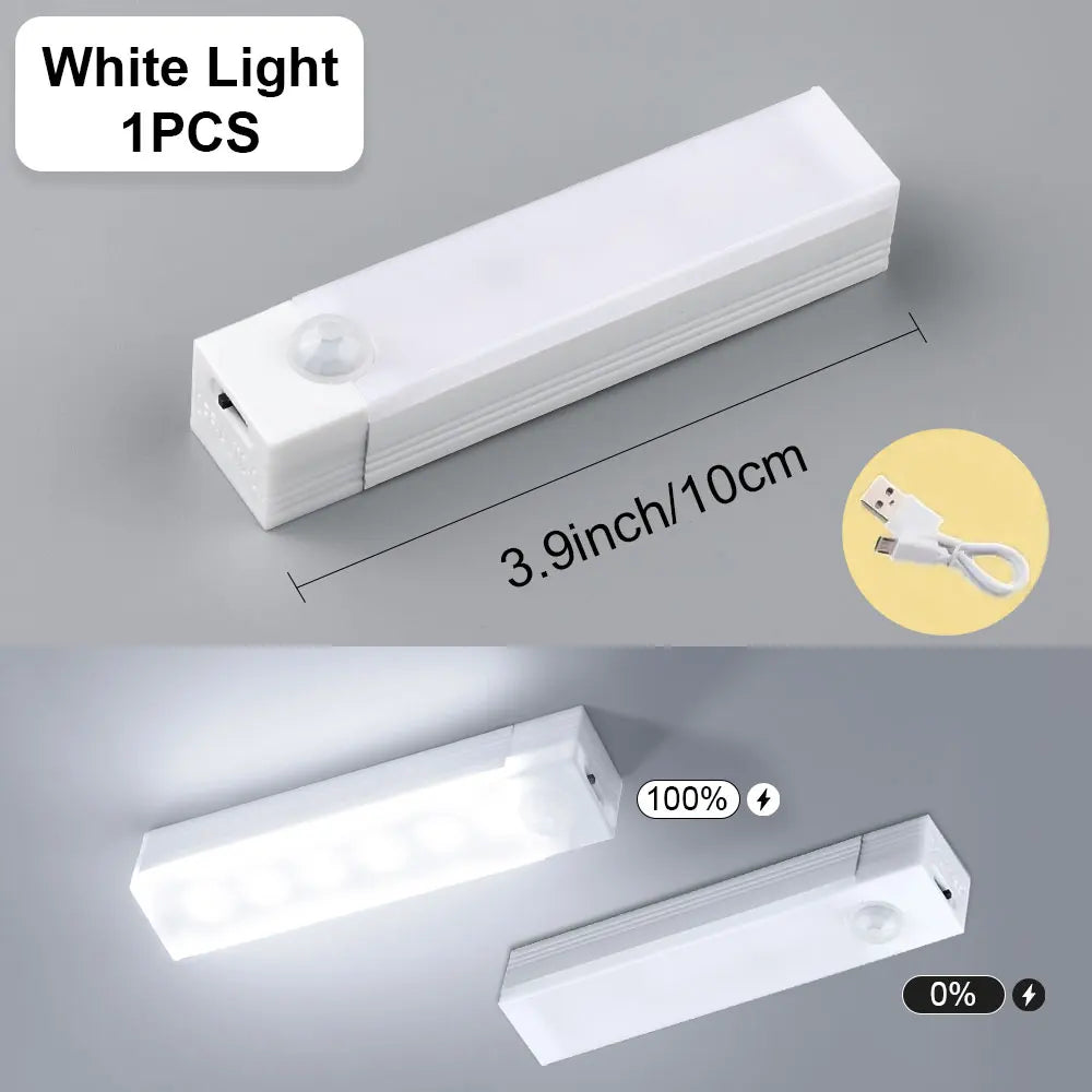 Rechargeable Motion Sensor LED Closet Lights – Wireless USB Cabinet Lights, Multi-Pack